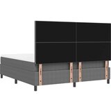 Box Postelja z vzmetnico s svetlo sivo žametno tkanino super king, (22083597) | Shoptok.si