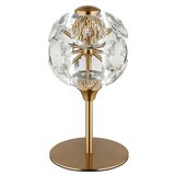 Globo Virina Okrugla stolna LED svjetiljka (Ø x V: 15 x 26,5 cm, Zlatna) | shoptok.hr