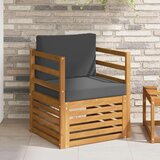 Set vanjskih sofa s jastukom Prirodna 67 x 63 x 73 cm | shoptok.hr