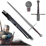 The Witcher Geralt of Rivia replika jeklenega meča Cene