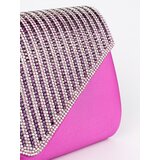 Shelvt Purple small clutch bag decorated with crystals | shoptok.hr