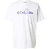 Columbia Funkcionalna majica 'Explorers Canyon' modra / pastelno modra / svetlo rumena / bela