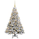  Umjetno božićno drvce s kuglicama 150 cm 150 LED lampica | shoptok.hr
