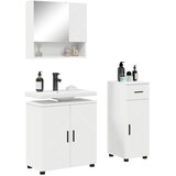  Set namještaja za kupaonicu s ladicama Zidne 3 pcs Bijelo | shoptok.hr