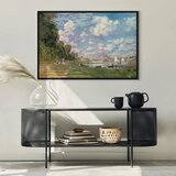  Slika - Claude Monet – The Port at Argenteuil 90x60 U crnom drvenom okviru | shoptok.hr