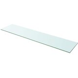  Ploče za police 2 kom staklene prozirne 110 x 25 cm | shoptok.hr