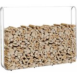  Stalak za drva za ogrjev 200x25x150 cm Pocinčani čelik | shoptok.hr