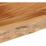 vidaXL Stolna ploča 90x40x2,5 cm pravokutna bagremovo drvo živi rub | shoptok.hr
