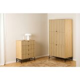 MID.YOU komoda, naravne barve, črna | Shoptok.si