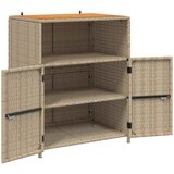  Cabinet s policom Bež 70 x 50 x 87 cm Poliester i Roly Rattan | Eponuda.ba