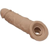 REALROCK Penis Sleeve 8 - ovoj za penis (21 cm) - temno naraven | Shoptok.si