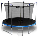 Neo-Sport vrtni trampolin 312 cm (10 ft) s unutarnjom mrežom i ljestvama, plavi | shoptok.hr