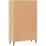  Visoka komoda boja hrasta 69,5 x 31 x 115 cm konstruirano drvo | shoptok.hr