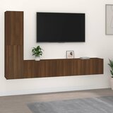 The Living Store Komplet TV omaric 4-delni rjav hrast inženirski les - Komplet TV Omaric, (21374076) | Shoptok.si