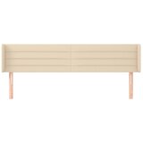  Uzglavlje s ušima krem 203x16x78/88 cm od tkanine | shoptok.hr