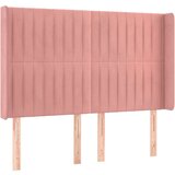  Box spring s madracem LED ružičasti 140x200cm baršunasti | shoptok.hr
