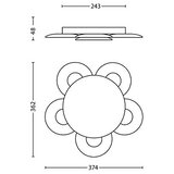 Philips plafonjera vaga led aluminium 6x2W 40970/48/16 | Eponuda.com