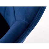 Unique Furniture Tamno plave baršunaste blagovaonske stolice u setu s naslonima za ruke 2 kom Nolan Square – | shoptok.hr
