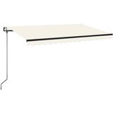 Tenda na automatsko uvlačenje 450 x 350 cm krem | shoptok.hr