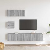  4-dijelni set TV ormarića sivog sonome konstruirano drvo | shoptok.hr