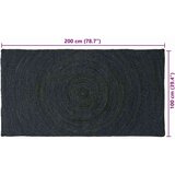  Preproge za površine Temno siva 100 x 200 cm Juta, (5000133001) | Shoptok.si