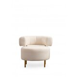 Atelier Del Sofa river round - white white wing chair | Eponuda.com