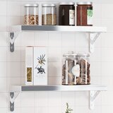  The Living Store Nosilec za polico 4 kosi 15x2,5x11,5 cm srebrno nerjaveče jeklo - Nosilec Polic, (21554251) Cene