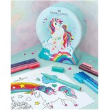  ŠKOLSKI 33BOJE U METALNOJ KUTIJI CONNECTOR UNICORN FABER CASTELL 155544 | Shoptok.si