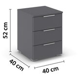 Modern Living Nočna Omarica Mars, Siva | Shoptok.si