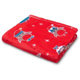 Catherine Lansfield Crvena deka s božićnim motivom od mikropliša 130x170 cm Party Robins – | shoptok.hr