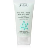 Ziaja Face Mask + Scrub with Fruit Acids piling maska 55 ml | Shoptok.si