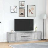 vidaXL TV ormarić s LED svjetlima boja hrasta 193,5x41x50 cm | shoptok.hr