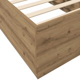  Krevetna konstrukcija s LED svjetlom Hrast artisan 80 x 200 cm | Eponuda.ba