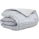  Poletna odeja srebrna 220 x 200 cm Satin in mikrovlakna, (5000148097) | Shoptok.si