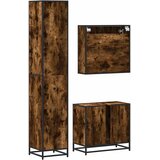  3-dijelni set kupaonskog namještaja boja hrasta drveni | shoptok.hr