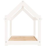  Krevet za pse bijeli 81 x 60 x 70 cm od masivne borovine | shoptok.hr