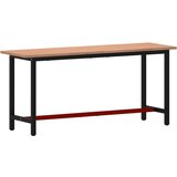  Radni stol 180 x 55 x 81,5 cm od masivne bukovine i metala | shoptok.hr