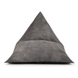 SLOWDOWN Temno siva vreča za sedenje iz rebrastega žameta Razz – | Shoptok.si