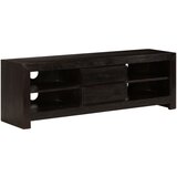 vidaXL TV omarica trden akacijev les 120x30x40 cm temno rjava, (20828501) | Shoptok.si