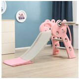  MamaKids tobogan s ljestvama za djecu, rozi 140 x 45 x 81 cm | shoptok.hr