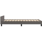  Okvir kreveta s uzglavljem bez madraca sivi 100x200 cm | Eponuda.com