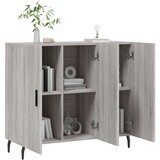  Komoda boja hrasta sonome 90 x 34 x 80 cm konstruirano drvo | shoptok.hr