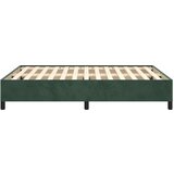  Za krevet tamnozeleni 140 x 190 cm baršunasti | shoptok.hr