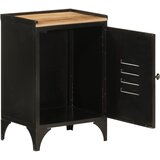 Maison Chic Kopalniška omarica - Kopalniški kabinet 40x30x60 cm železo in trden mangov les, (21794565) Cene