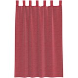 Voile zavjese s petljama 2 kom. vinsko crvene 140x175 cm | Shoptok.si