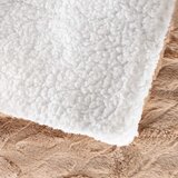 Douceur d intérieur Svjetlo smeđa deka od mikropliša 180x220 cm Foxy – | shoptok.hr