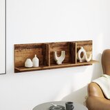  Zidni ormarić boja starog drva 100x16,5x30 cm konstruirano drvo | Eponuda.com