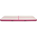  Strunjača na napuhavanje s crpkom 500 x 100 x 15 cm PVC roza | shoptok.hr