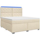  Boxspring krevet s madracem Krem 180 x 200 cm Tkanina 180 x 200 x 140.5 cm | shoptok.hr