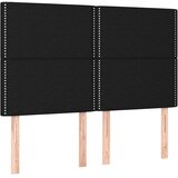  Box spring posteljni z vzmetnico črn 140x190 cm blago, (20737766) | Shoptok.si